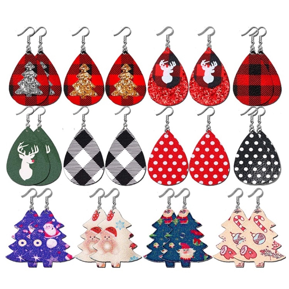 12 Pairs Of Christmas Earrings!